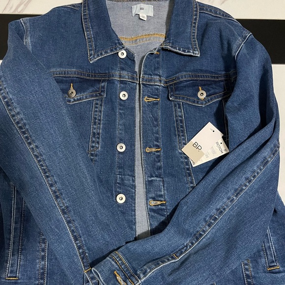 BP Denim Trucker Jacket 80s Stone Wash - Picture 2 of 7